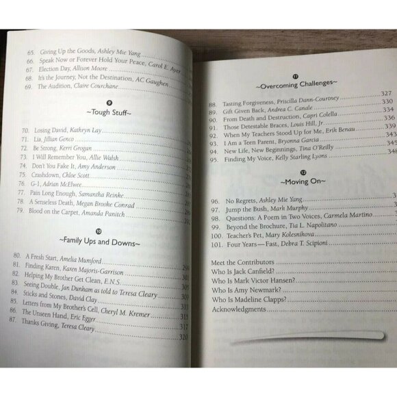 Chicken Soup for the Soul Older Teen Talk High School Book 101 Stories Life Love - Picture 5 of 5